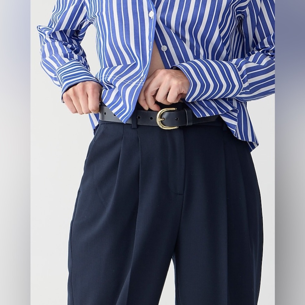 J. Crew Wide-leg essential pant in Italian city wool blend - Picture 2 of 10